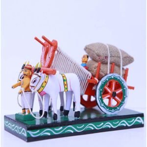 Bullock Cart Wooden Toy (Medium)