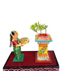 Tulasi Maadam Wooden Figurine