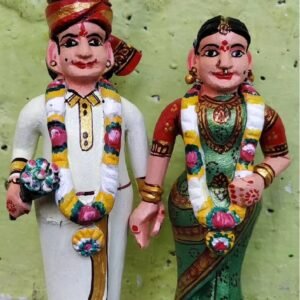 Bride & Bridegroom Wooden Couple