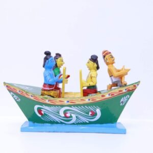 Ram Sita in Guha's Boat Wooden Set