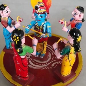 Gopi Krishna Raas Leela Wooden Set