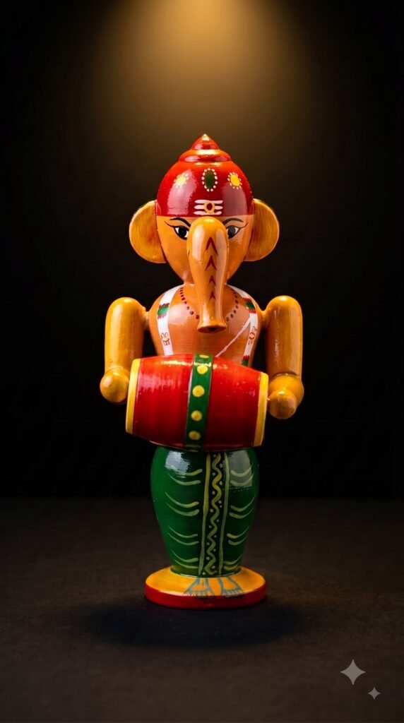 DCETK Sri Ganesha Standing with Drum