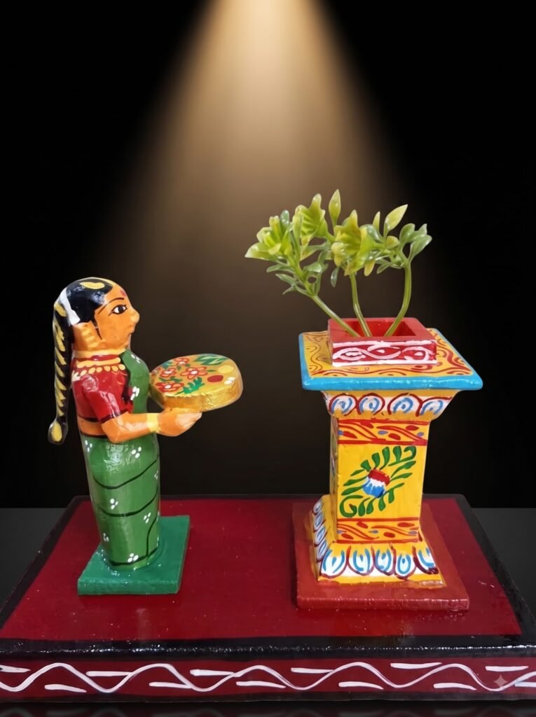 KOND woman worshipping Tulasi Madam